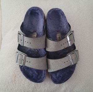 Birkenstock glitter arizona sandals size 37